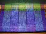 colored yarn in Fibonacci stripes